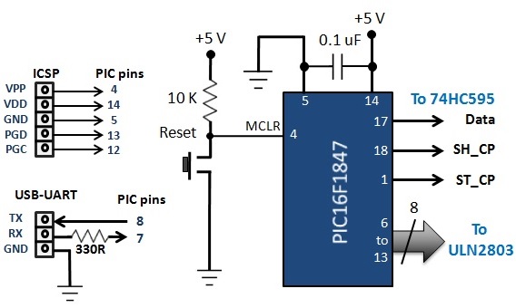 slika2 kako napraviti led matricu upotrebom shift registara projekti elektronika automatika.rs